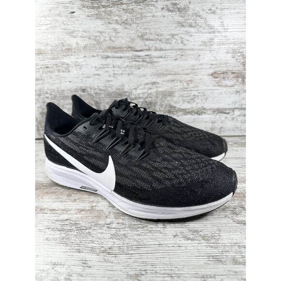 Men\'s Nike Air Zoom Pegasus 36 Black Running Shoes Sz 10.5 Athletic Gym EUC! main image 6